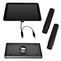 Virtuos 10,1" LCD barevný zákaznický monitor SD1010R, USB, černý