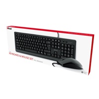 TRUST set klávesnice + myš PRIMO, USB, US