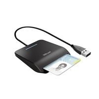 TRUST čtečka karet PRIMO (DNI, smartcard), externí, USB, 100cm
