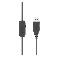 TRUST sluchátka s mikrofonem HS-250 Over-Ear USB Headset