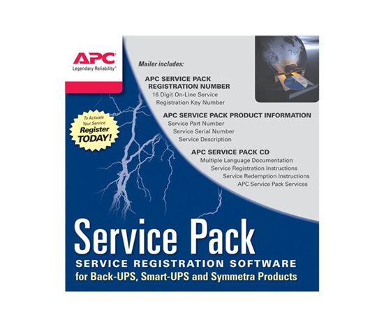 APC 1 Year Service Pack Extended Warranty (for New product purchases), SP-01A , pro BE400, BE650G2, BE850G2