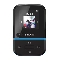 SanDisk Clip Sport Go MP3 Player 32GB, Blue
