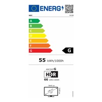 SHARP/NEC LFD 43" MultiSync E438, IPS, 3840x2160, 350nit, 1200:1, 8ms, 16/7, VGA, HDMI, LAN, RS232, USB, Mediaplayer