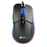 C-TECH herní myš Dawn, casual gaming, 6400 DPI, RGB podsvícení, USB