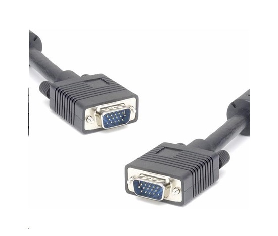 PREMIUMCORD Kabel k monitoru HQ (Coax) 2x ferrit,SVGA 15p, DDC2,3xCoax+8žil, 3m