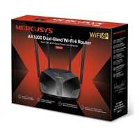 MERCUSYS MR70X Aginet WiFi6 router (AX1800, 2,4GHz/5GHz, 3xGbELAN, 1xGbEWAN)
