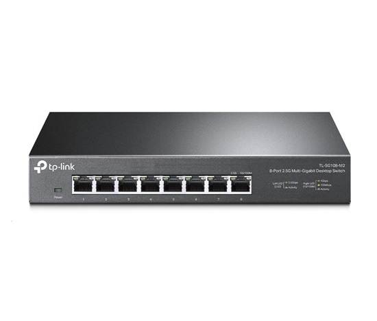 TP-Link switch TL-SG108-M2 (8x2,5GbE, fanless)