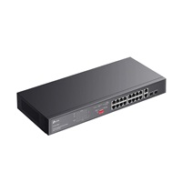 TP-Link CCTV switch TL-SG1218MP (16xGbE, 2xGbE/2xSFP combo, 16xPoE+, 250W)