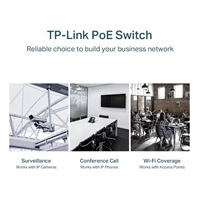 TP-Link CCTV Easy Smart switch TL-SG1218MPE (16xGbE, 2xGbE/2xSFP combo, 16xPoE+, 250W)