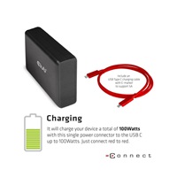 Club3D Dokovací stanice USB-C 14v1, 1xDP, 1xHDMI, 1xVGA, 2xUSB-C, 5xUSB, čtečka SD karet, 1xRJ45, černá