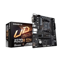 BAZAR-GIGABYTE MB Sc AM4 A520M S2H, AMD A520, 2xDDR4, 1xHDMI, 1xDVI, VGA, mATX-po opravě (bez přísl.)