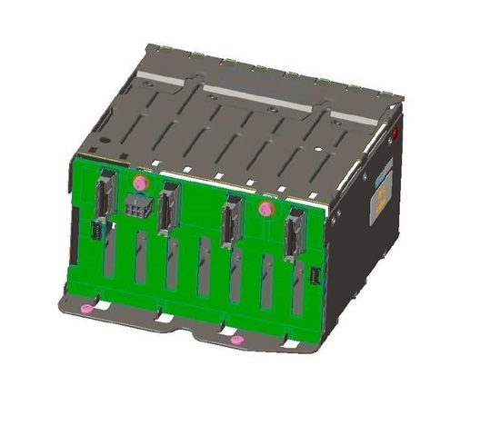 HPE DL300 Gen10+ 2U 8SFF x4 Tri-Mode 24G U.3 BC Front Drive Cage (SATA/SAS/NVMe SR932i/4p MR416/2ps NVDirCPU nocables)