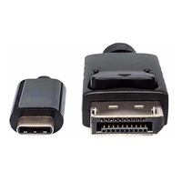 Manhattan kabel USB-C na DisplayPort, 1m, černá