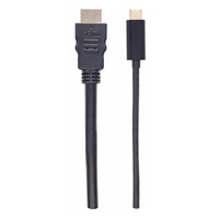 Manhattan kabel USB-C na HDMI, 2m, černá