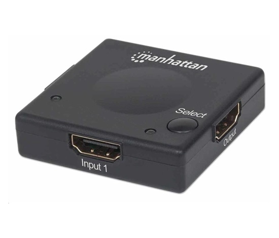 Manhattan HDMI přepínač, 2-Port HDMI Switch, 1080p, černá