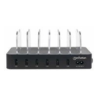 MANHATTAN USB nabíjecí stanice, 6-Port USB Charging Station, USB-A, černá