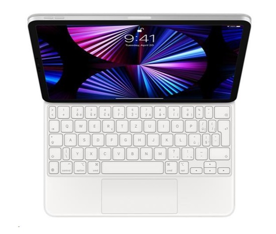APPLE Magic Keyboard for iPad Air 2024 11", iPad Pro 11-inch (3rd generation), iPad Air (4th generation) - Czech - White