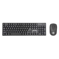MANHATTAN Wireless Keyboard Mouse Combo, Balkan layout, black