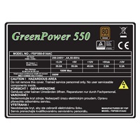 Fortron zdroj 550W GreenPower 550-51AAC,80+ Bronze