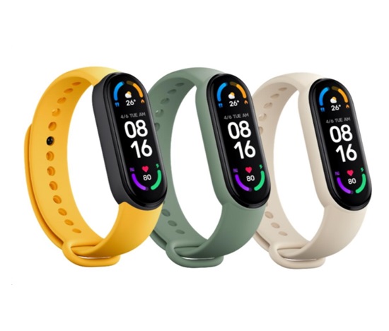 Xiaomi Mi Smart Band 6 Strap(3 pack) Ivory/Olive/Yellow