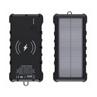 Viking solární outdoorová powerbanka W24W 24000 mAh, bezdrátové nabíjení