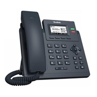 Yealink SIP-T31G IP telefon, 2,3" 132x64 grafický, 2x RJ45 10/100/1000, PoE, 2x SIP, s adaptérem