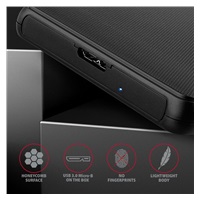 AXAGON EE25-SL, USB 3.2 Gen 1 - SATA 6G, 2.5" SLIDE box, bezšroubkový, černý