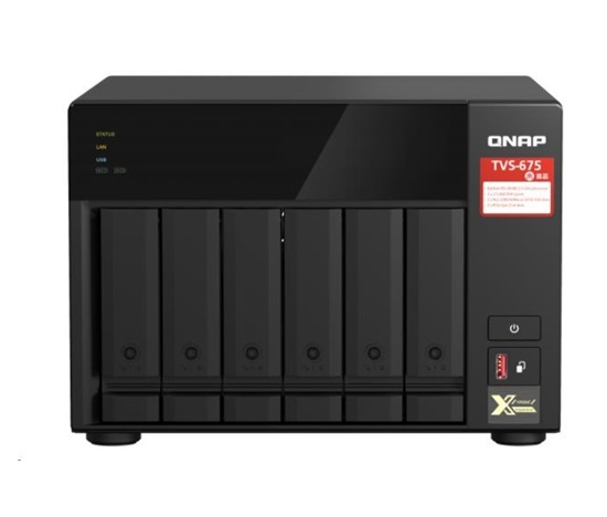 QNAP TVS-675-8G (8C/ZhaoXin KX-U6580/2,5GHz/8GBRAM/6xSATA/2x2.5GbE/2xUSB3.0/2xUSB3.1/1xHDMI/2xPCIe)