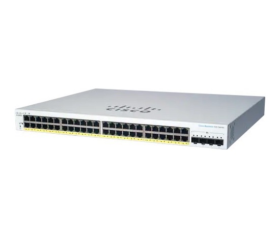 Cisco switch CBS220-48FP-4X (48xGbE,4xSFP+,48xPoE+,740W)