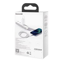 Baseus Superior Series rychlonabíjecí kabel USB/Lightning 2.4A 1m bílá