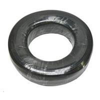 PremiumCord kabel telefonní 4 žíly černý 100m