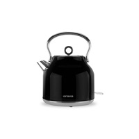 Orava Hiluxe-1 B rychlovarná konvice, 2200 W, 1.7 l, vintage, automatické vypnutí, černá