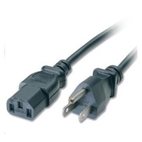 PREMIUMCORD Kabel síťový k počítači 2m s USA zástrčkou