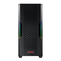 ADATA XPG case STARKER AIR Mid-Tower, bez zdroje, 1x 120mm + 1x 120mm ARGB, Černá