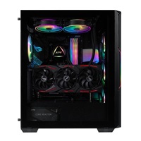 ADATA XPG case STARKER AIR Mid-Tower, bez zdroje, 1x 120mm + 1x 120mm ARGB, Černá