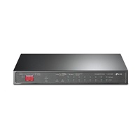 TP-Link CCTV switch TL-SG1210MP (8xGbE, 1xGbE uplink, 1xGbE/SFP combo uplink, 8x PoE+, 123W, fanless)