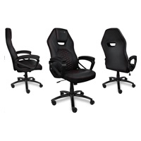 CONNECT IT RazorPro PU herní křeslo, černá