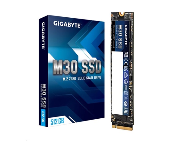 GIGABYTE SSD 512GB M30, NVMe