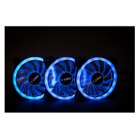 1stCOOL Fan KIT AURA EVO 1 ARGB, 3x Dual Ring ventilátor + ARGB Nano řadič