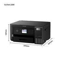EPSON tiskárna ink EcoTank L6260, 3v1, A4, 1200x4800, 33ppm, USB, Wi-Fi, LAN,Záruka 5 let  po registraci zdarma