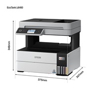 EPSON tiskárna ink EcoTank L6460, 3v1, A4, 1200x4800dpi, 37ppm, USB, Duplex,Záruka 5 let  po registraci zdarma