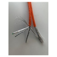 FTP TWIN kabel PlanetElite, Cat6A, drát, 4pár LS0H, Dca, oranžový, 500m, cívka