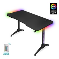 CONNECT IT NEO+ herní stůl s RGB podsvícením, černá