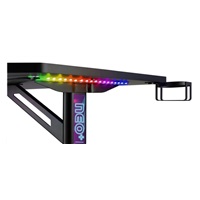 CONNECT IT NEO+ herní stůl s RGB podsvícením, černá