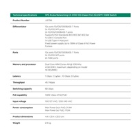 Aruba 6100 12G Class4 PoE 2G/2SFP+ 139W Switch JL679A RENEW