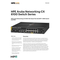 Aruba 6100 12G Class4 PoE 2G/2SFP+ 139W Switch JL679A RENEW