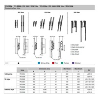 Vogel‘s svislá ramena s náklonem pro uchycení monitoru na vodorovnou část adaptéru (VESA 270)