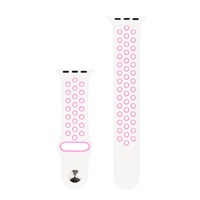 RhinoTech sportovní řemínek pro Apple Watch 42 / 44mm Bílo-růžová