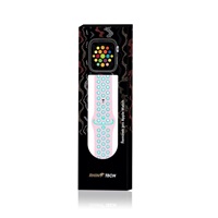 RhinoTech sportovní řemínek pro Apple Watch 42 / 44mm Růžovo-zelená