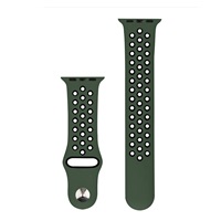 RhinoTech sportovní řemínek pro Apple Watch 42 / 44mm Olivovo-černá